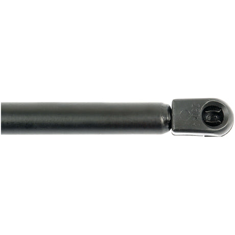 Close-up of the Sparex Gas Strut, Total length: 265mm - S.68542, featuring end fittings and a hinge mechanism on one end against a white background.