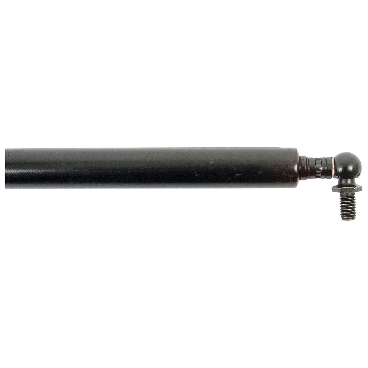 The Sparex Gas Strut (S.68544) features a black cylindrical rod with a bolt fixture on one end and precision-designed end fittings, ensuring seamless integration and enhanced durability. Total length: 410mm.