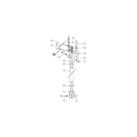 Massey Ferguson - Cylinder - 3148318M92 - Farming Parts