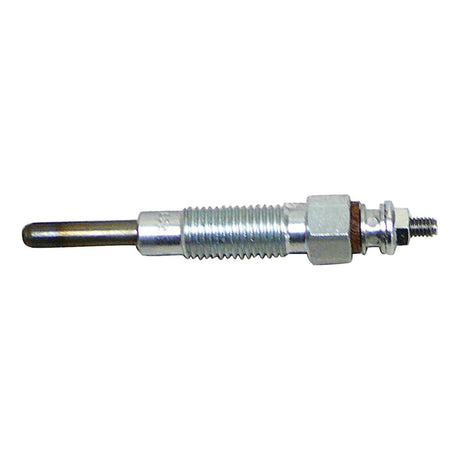 A close-up of the Sparex Glow Plug - S.68848, featuring a threaded metal body and cylindrical heating element, highlighting its precise thread size and overall length.