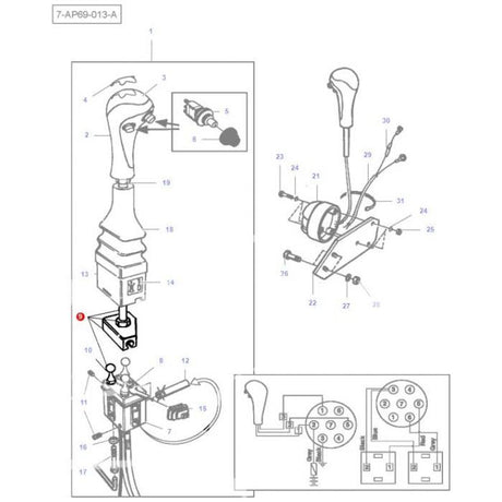 Massey Ferguson - Lever - AL5020373 - Farming Parts