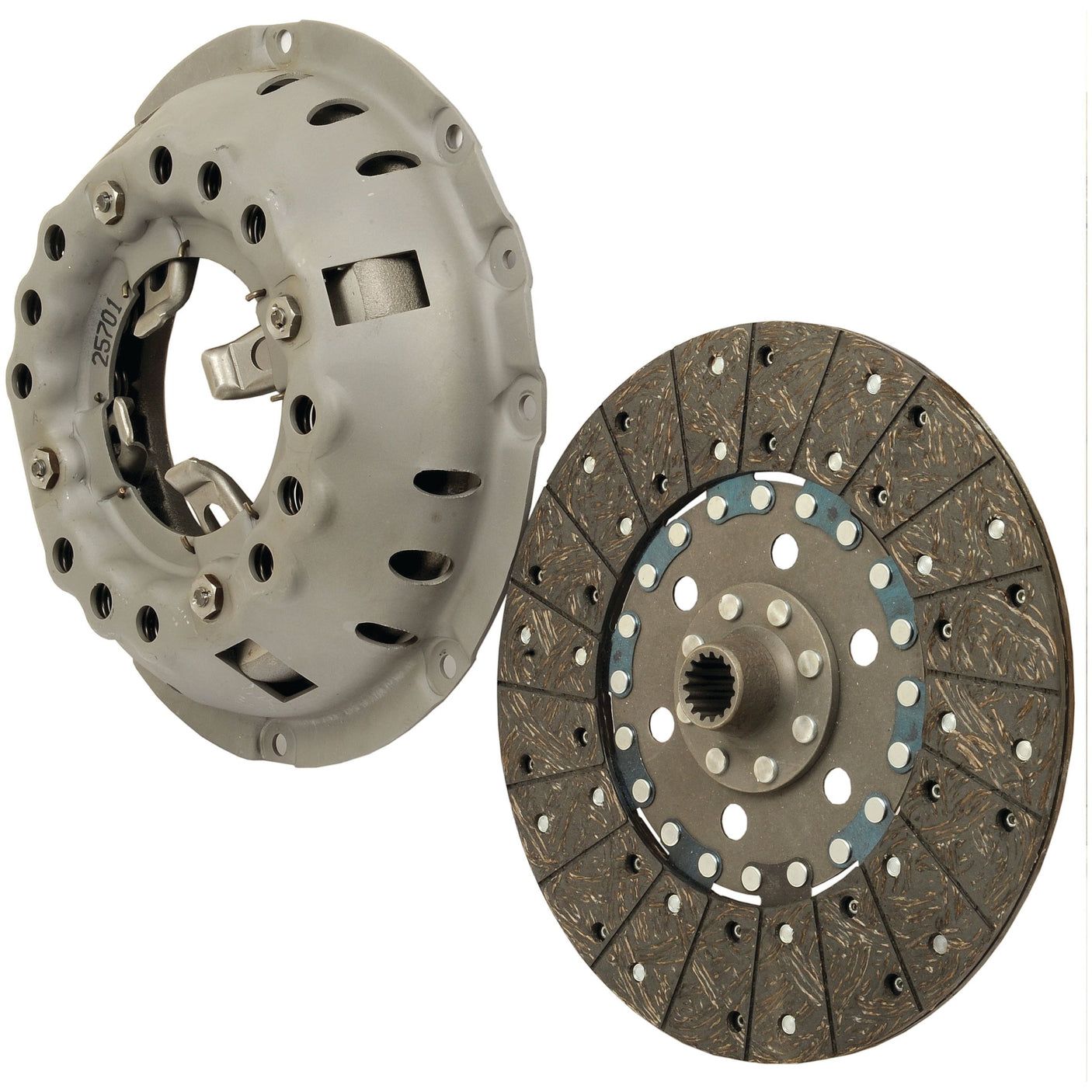 The Clutch Kit with Bearings - S.68994 by Sparex includes a mechanical clutch assembly and a 280mm clutch disc, used in vehicles to engage and disengage the transmission from the engine, featuring Sparex's reliable dual cover system.