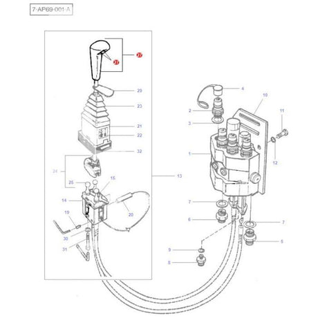 Massey Ferguson - Grip - AL5020339 - Farming Parts