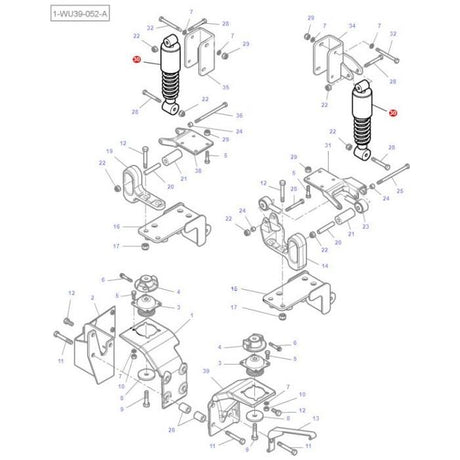 Massey Ferguson - Suspension Support - 4298139M3 - Farming Parts