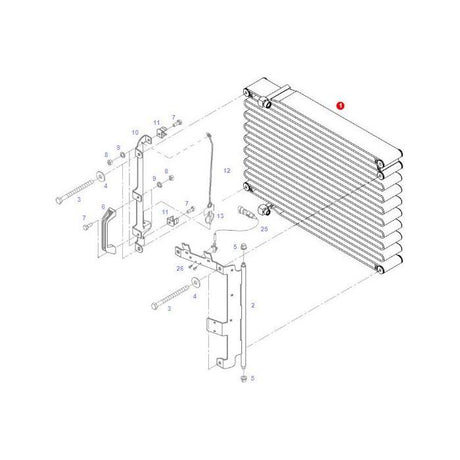 Fendt - Radiator - H931552061100 - Farming Parts