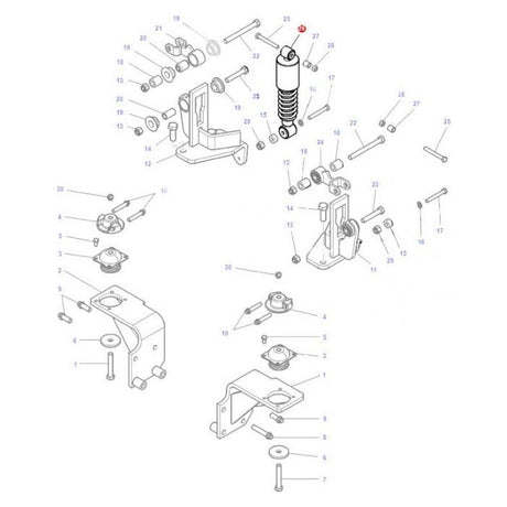 Massey Ferguson - Damper - 4382438M1 - Farming Parts