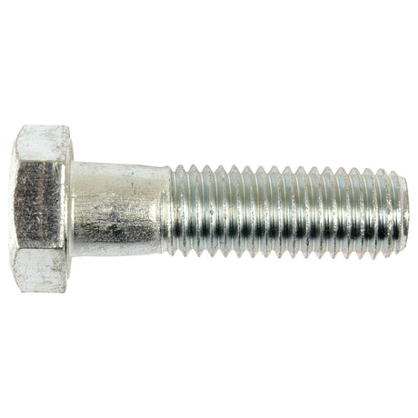 A Sparex Metric Bolt M14x55mm (DIN 931), with a partially threaded shaft. Part No. S.6965, zinc-plated and metallic.