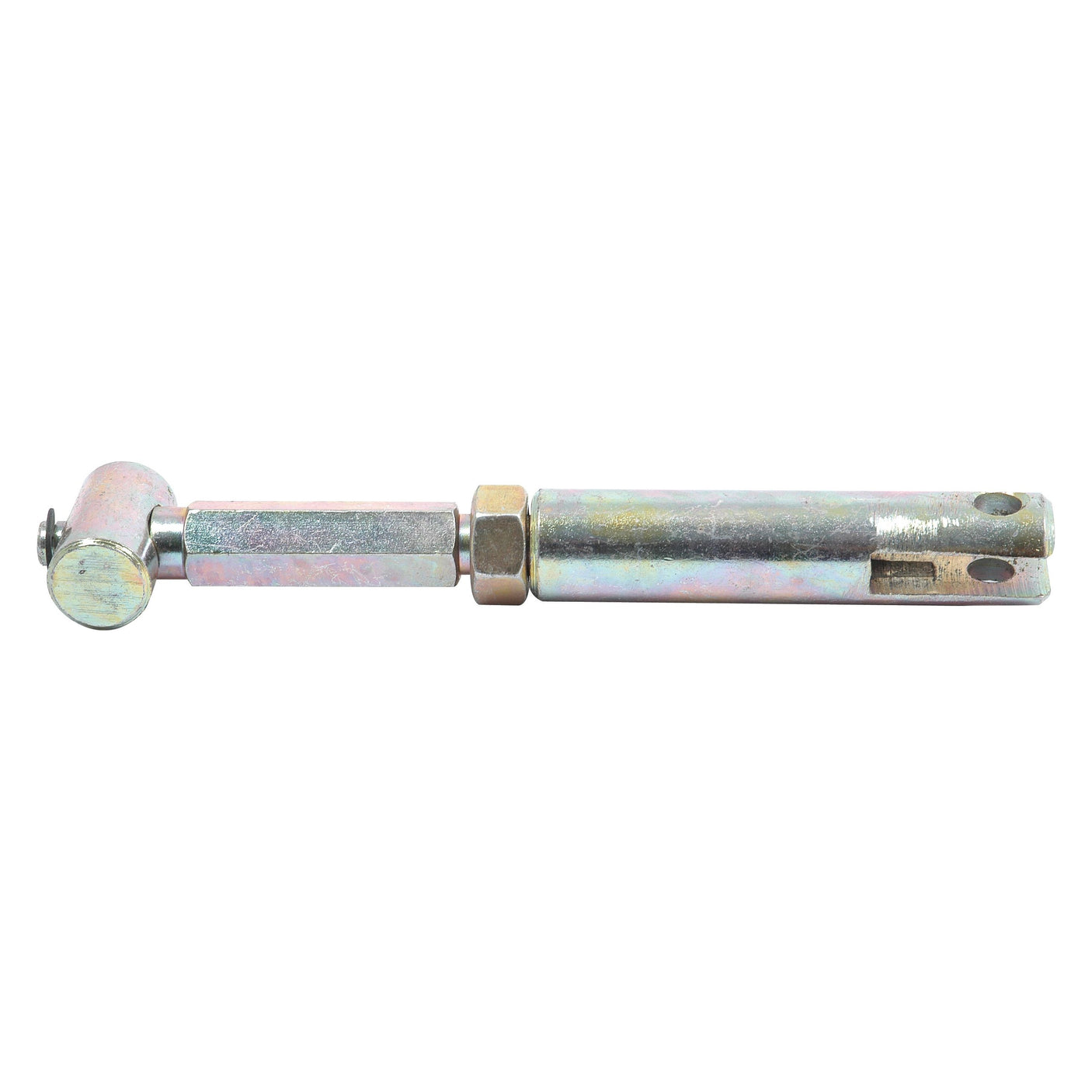 An adjustable metal rod with a cylindrical end and threaded middle section, likely part of a mechanical or industrial component, such as the Sparex Brake Adjuster Assembly (Part No. S.69881).