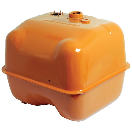 A large, rectangular, orange plastic container with rounded edges and multiple openings on the top surface, reminiscent of a Sparex Fuel Tank (Sparex Part No.S.69974).