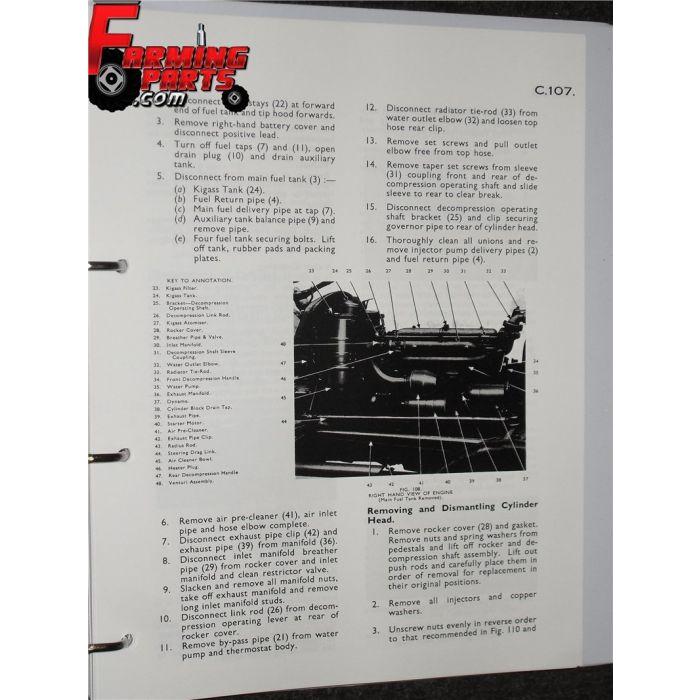 Massey Ferguson - TE20 Workshop Manual - 819135M1 - Farming Parts