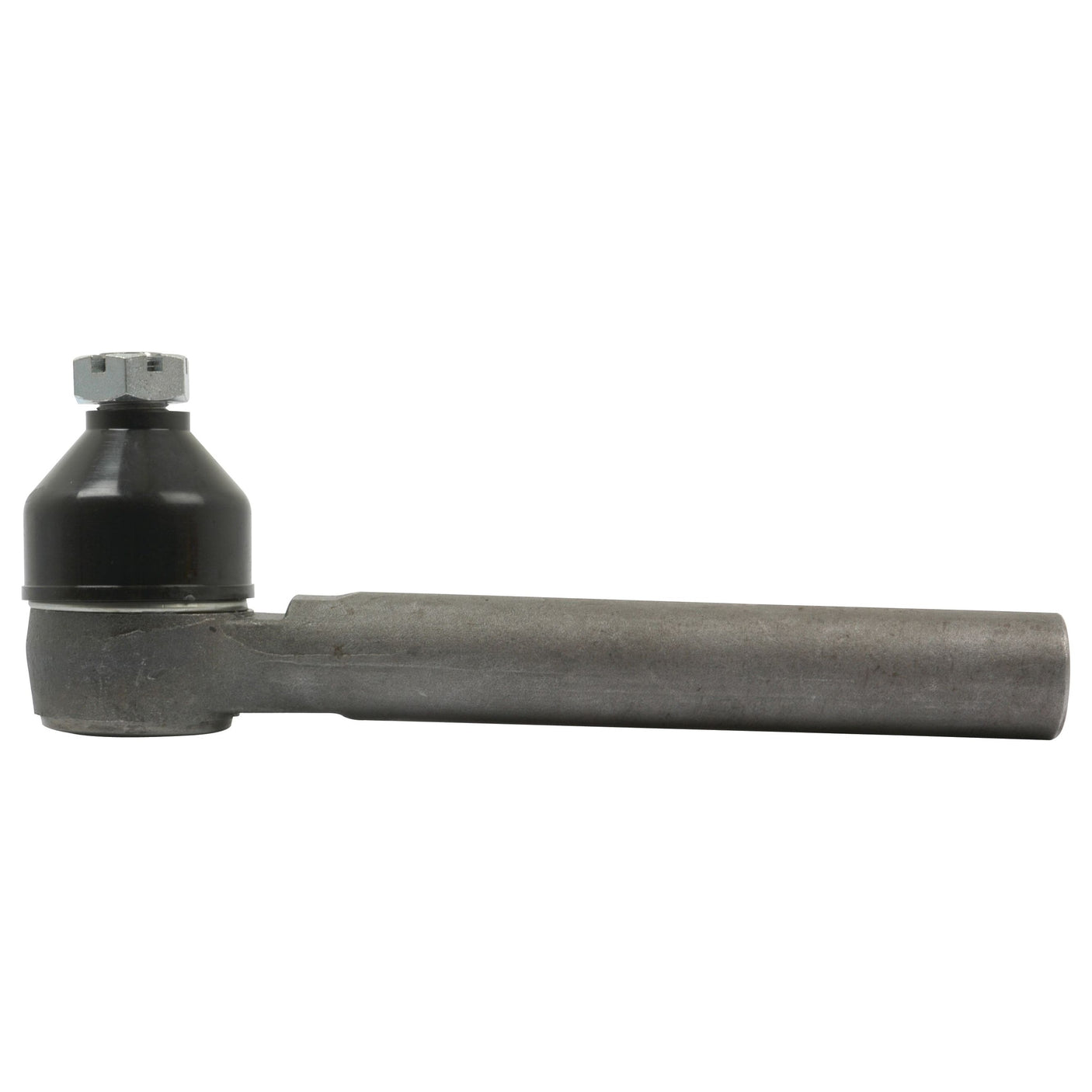 Track Rod S.70600 by Sparex, a metal automotive tie rod end with a 260mm cylindrical shaft and an M24 x 1.5 RH female thread bolt on top, isolated on a white background.