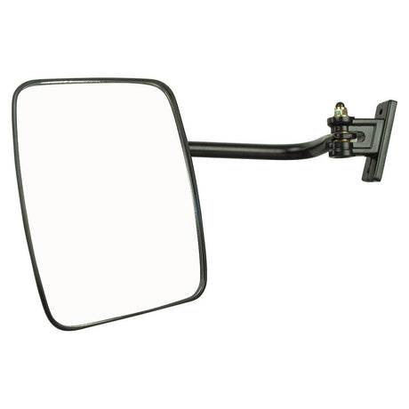 The Sparex Mirror Arm Assembly, Left-Hand (Part No. S.71070), is a rectangular side mirror featuring a black metal frame, an 18mm arm, and a mounting bracket. This durable mirror is specifically designed for large vehicles or trucks and serves as an ideal replacement for Sparex-brand mirrors with a secure left-hand fitting option.