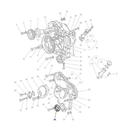 Massey Ferguson - Front Crankshaft Oil Seal - 4226213M1 - Farming Parts