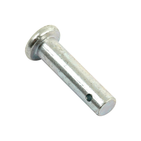 A cylindrical metal pin with a flat head and a small hole near the opposite end, often used in Massey Ferguson machinery, is available as the Imperial Clevis Pin Ø'''' under Sparex Part No. S.71129 from the brand Sparex.