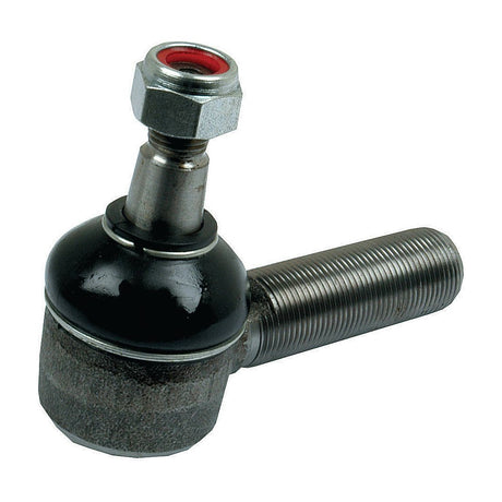 A metal ball joint with a Sparex male thread, featuring a 7/8" x 16tpi threaded rod and a hexagonal nut attached, known as the Track Rod (90mm) - S.71201 from the Sparex brand.