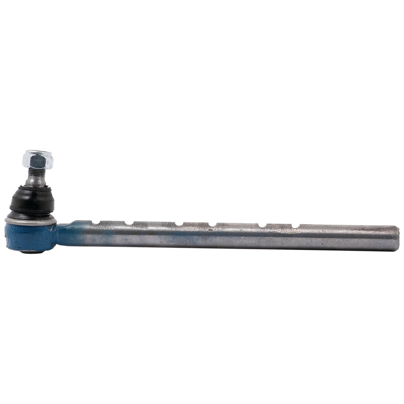 The Sparex Track Rod, measuring 340mm in length (S.71276), is a metal automotive tie rod end with a threaded bolt and rubber seal, designed with the precision and reliability you'd expect from Sparex.