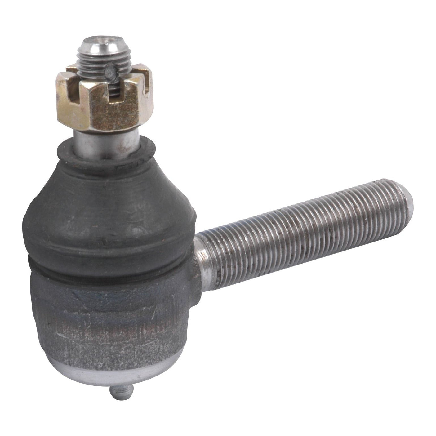 A Track Rod by Sparex, with an 86mm length, featuring a metal ball joint, threaded rod, rubber seal, and an M16 x 1.5 LH male straight thread - S.71282.