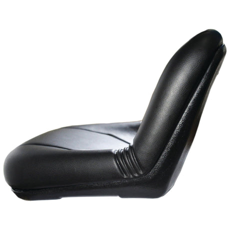 Side view of the Sparex Seat Assembly - S.71367, featuring a modern design and smooth black leather upholstery, perfect for JD Gator enthusiasts.