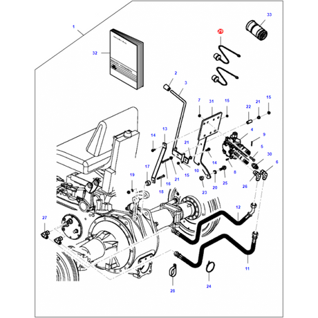 Massey Ferguson - Plug - 4352104M1 - Farming Parts