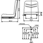 Sparex Seat Assembly
 - S.71653 - Farming Parts