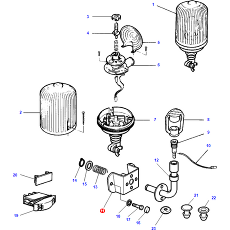 Massey Ferguson - Support - 3713256M2 - Farming Parts