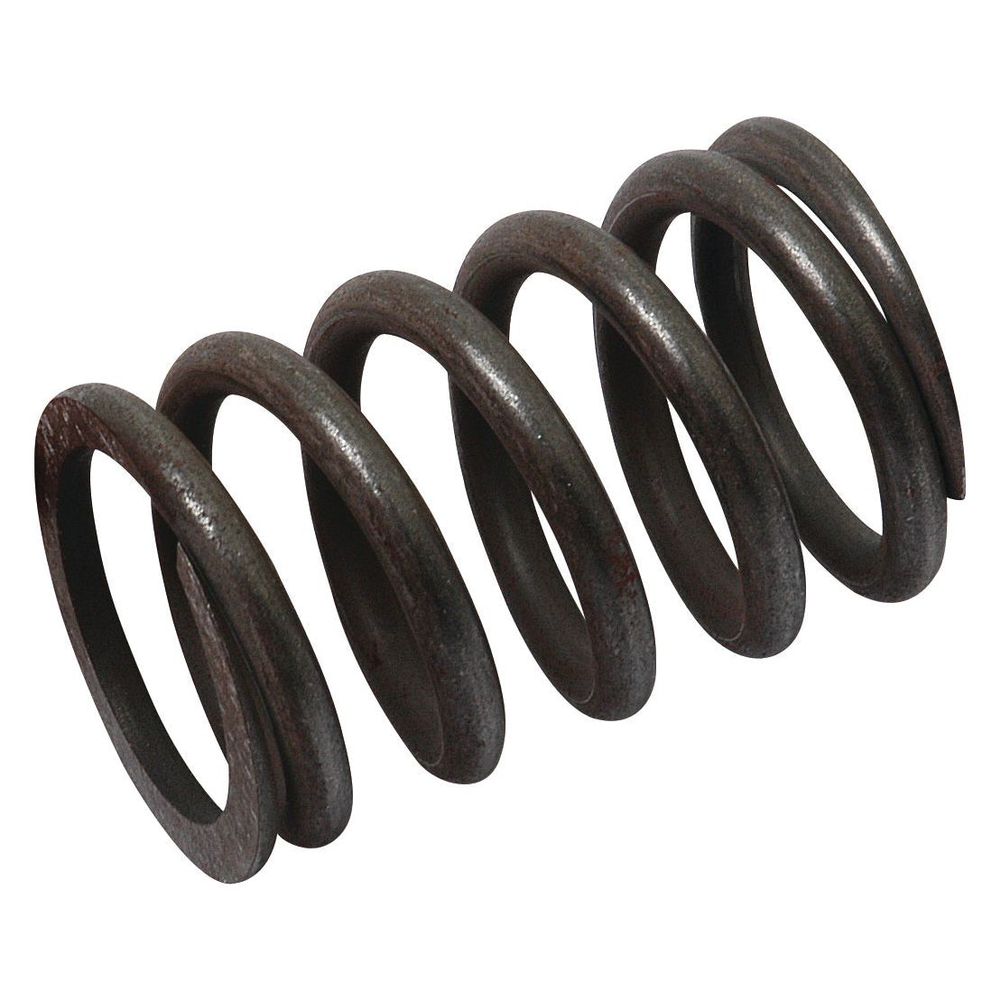 A close-up image of a dark-colored metal coil spring with five loops, possibly a Spring Valve (Sparex Part No. S.72125) from Sparex.