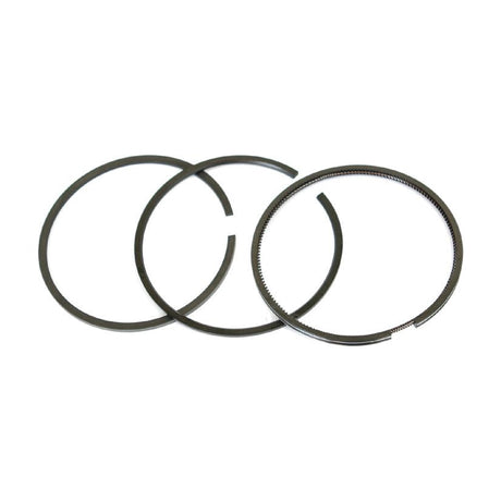 Three Sparex piston rings (Part No. S.72160) of varying sizes, arranged in a row on a white background, glisten with a chrome-plated finish.