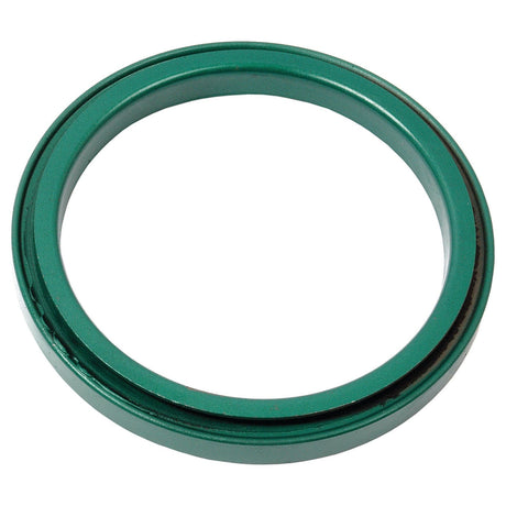 Introducing the Sparex Oil Seal (Part No. S.72204), a green, circular metal seal featuring a black inner ring, specifically engineered to fit John Deere's 1020-6020 models and ideal for various automotive or industrial applications.