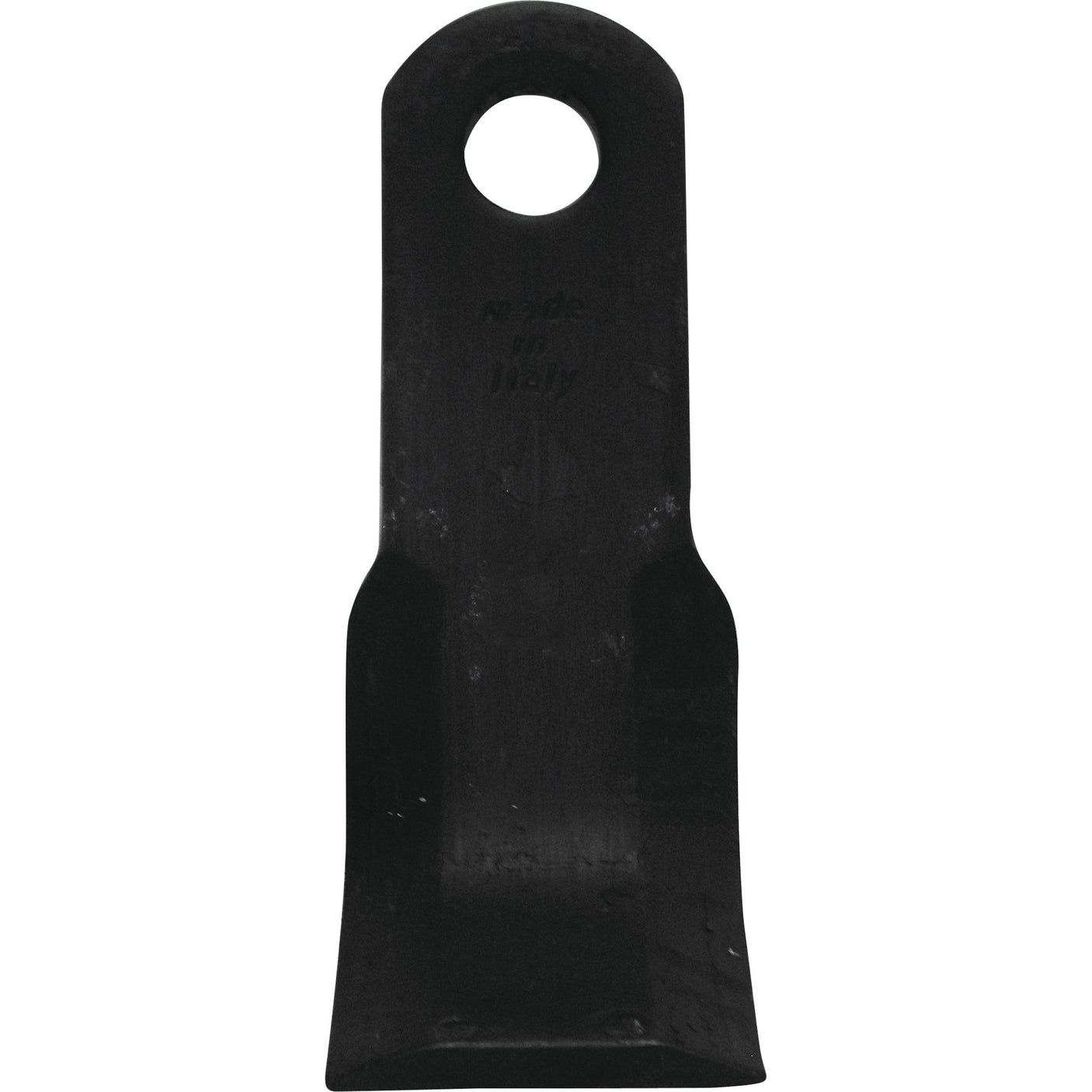 A black Y type flail, marked with "Made in Italy," features a 25.5mm hole near the top for easy attachment. It's identified as model 6060004, also known as Sparex Part No. S.72283.