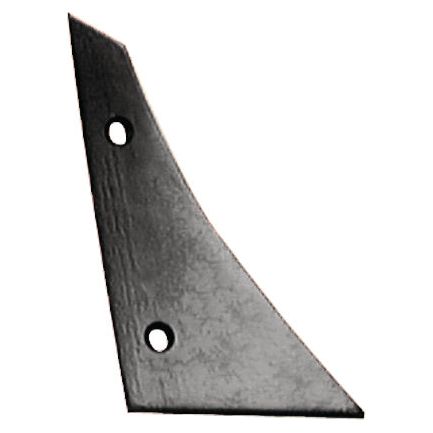 A black, triangular metal bracket with two holes—one near the top and one near the base, ideal for Kverneland NO. 8 BODY or as a Sparex part (073250H), identified as Shin - RH (Kverneland), Sparex Part No. S.72337.