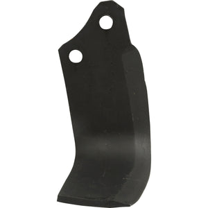 Rotavator Blade Square LH 60x7mm Height: 175mm. Hole centres: 40mm. Hole⌀: 14.5mm. Replacement for Kverneland
 - S.72376 - Farming Parts