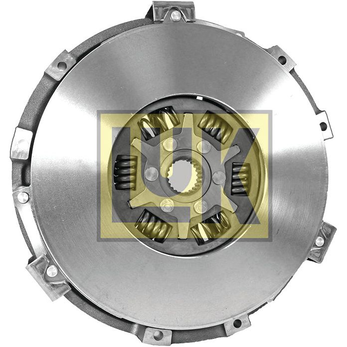 Image of a vehicle clutch assembly with spring mechanisms visible inside a sturdy cast iron housing, featuring the Sparex brand logo overlaid on the center. Product Name: Clutch Cover Assembly - S.72828.