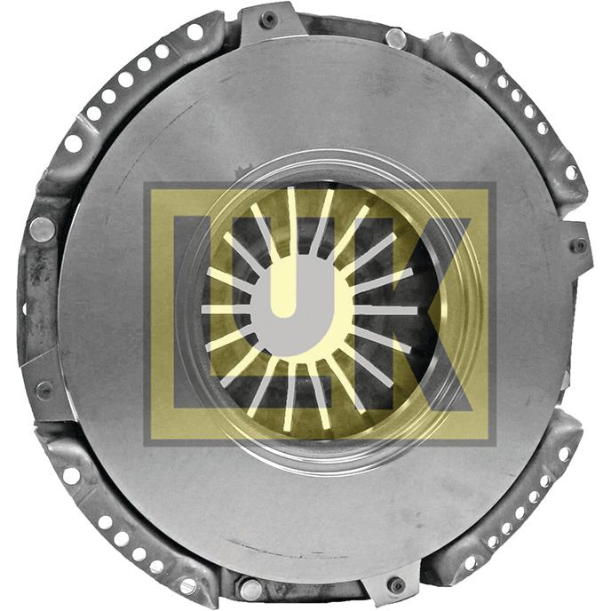 Image of a Sparex brand Clutch Cover Assembly - S.72846, featuring multiple bolt holes around its 310mm edge and a central diaphragm spring.