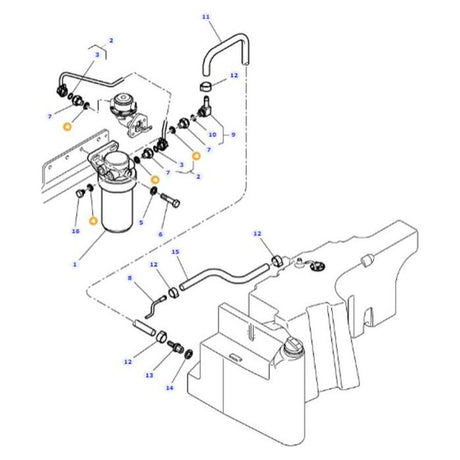 Massey Ferguson - Washer - 731338M2 - Farming Parts