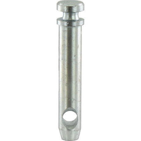 A Sparex quality Top Link Pin, measuring 19x76mm (Cat. 1), with a metallic cylindrical structure, featuring a flat, slightly wider top and a circular hole through its lower section, suitable for Allis Chalmers machinery.