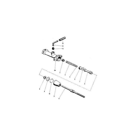 Massey Ferguson - Brake Master Cylinder - 418644M1 - Farming Parts