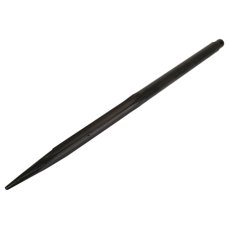 A long, black tool with a straight tapered end, known as the Loader Tine - Straight 1060mm, fits as: 2138 - S.74745 from the brand Sparex.