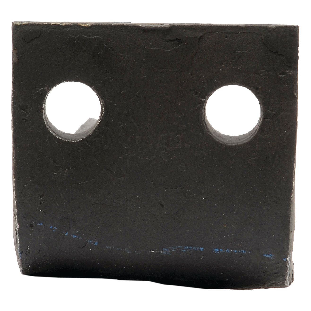 A dark rectangular Hardfaced Power Harrow Blade from Sparex, measuring 90x12x280mm and featuring two evenly spaced 17mm circular holes with centers 50mm apart.