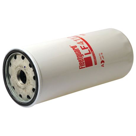 A white cylindrical oil filter with metal connectors, branded "Sparex," labeled as "Oil Filter - Spin On - LF4112" (Sparex Part No. S.76300), suitable for Deutz-Fahr tractors.