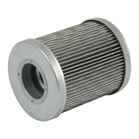 The Sparex Hydraulic Filter - Element, part number S.76478, is a cylindrical metal mesh filter with circular end caps designed for fluid filtration and compatible with Donaldson Filters.