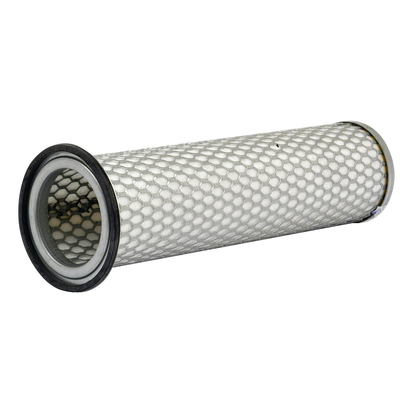 A Sparex cylindrical air filter (Part No. S.76682), with a metal mesh exterior and rubber end caps, shown against a white background.