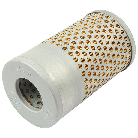 Hydraulic Filter - Element with perforated outer casing and visible internal filtration material, compatible with Deutz-Fahr and Bosch filters (Sparex Part No. S.76687).