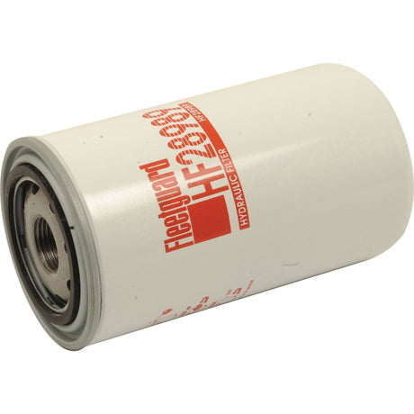 A cylindrical hydraulic filter, branded as Sparex and labeled "Hydraulic Filter - Spin On - HF28989, Sparex Part No.S.76857" with red text on the side, featuring a thread size of 1 - 12 UNF-2B.