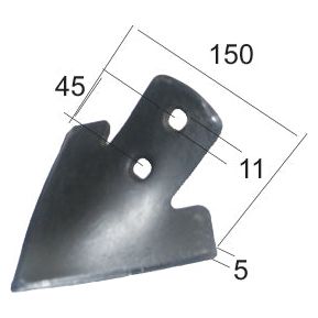 Sweep 150x5mm - Hole centres 45mm
 - S.77213 - Farming Parts