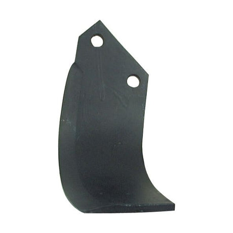 Rotavator Blade Curved RH 80x7mm Height: 205mm. Hole centres: 57mm. Hole⌀: 13.5mm. Replacement for Breviglieri, Howard
 - S.77225 - Farming Parts