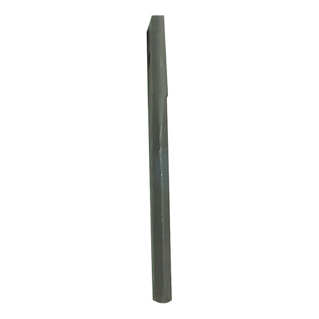 A slender, green metal post from the Sparex Power Harrow Tine 320mm range, viewed vertically from the side and serving as a replacement for Kuhn part number 52503700 (Sparex Part No. S.77255).