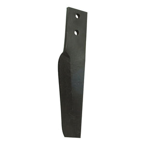 Power Harrow Blade 60x12x335mm LH. Hole centres: 44mm. Hole⌀ 12.5mm. Replacement forMaschio.
 - S.77277 - Farming Parts