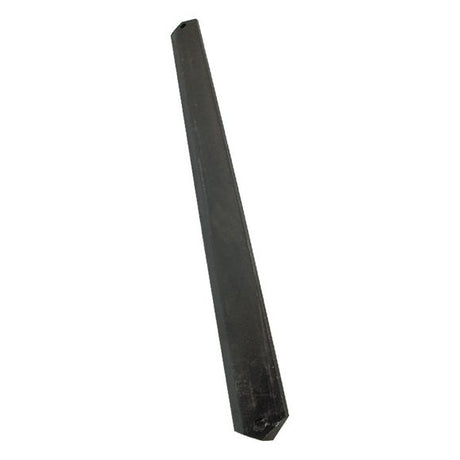 A black hexagonal tool steel rod with a tapered end and a hole on one side against a plain white background, ideal as the Shin 28" replacement for Cousins or for use with Sparex Part No. S.77781 by Sparex.