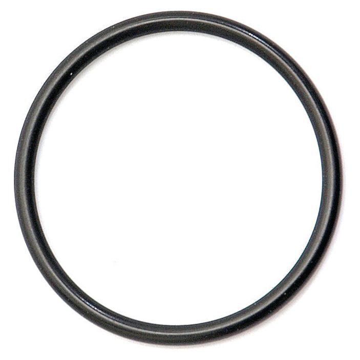 A black rubber O'Ring, prominently displayed against a white background, showcases its circular shape. This Sparex O'Ring (Part No. S.7784) appears to be a crucial component used in Case IH or Fendt machinery for sealing purposes.