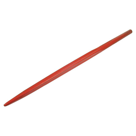 A red tapered metal rod, identified as the "Loader Tine - Straight 1200mm (Star)," with a pointed tip and cylindrical base featuring a star profile, positioned against a plain white background. This product is branded by Sparex and is designed to fit as 5500017 - S.77914.